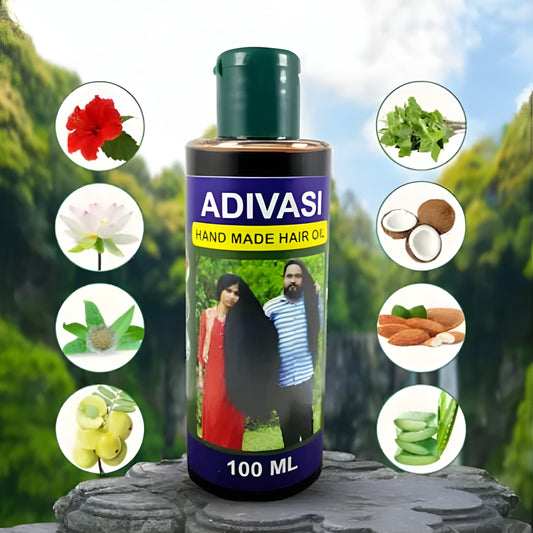 Phillauri Adivasi Hair Oil - Organic Herbal Hair Growth & Anti Hair Fall Oil for Men & Women