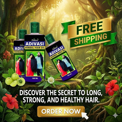Phillauri Adivasi Hair Oil - Organic Herbal Hair Growth & Anti Hair Fall Oil for Men & Women