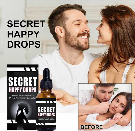 Secret Happy Drops – Natural Mood & Energy Support Drops for Relaxation and Intimate Wellness